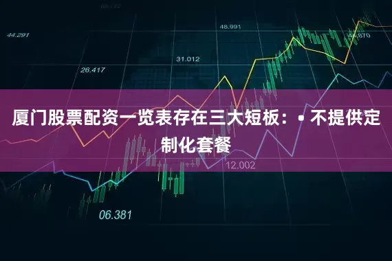 厦门股票配资一览表存在三大短板：• 不提供定制化套餐